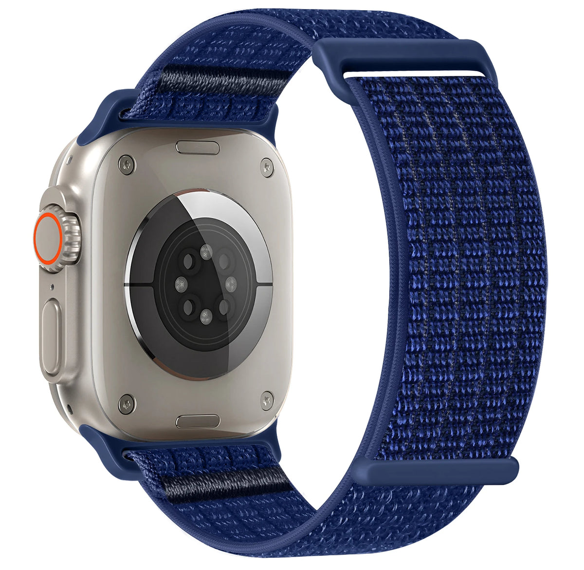 Breathable Woven Nylon Band with Hook-and-Loop Fastener for Apple Watch