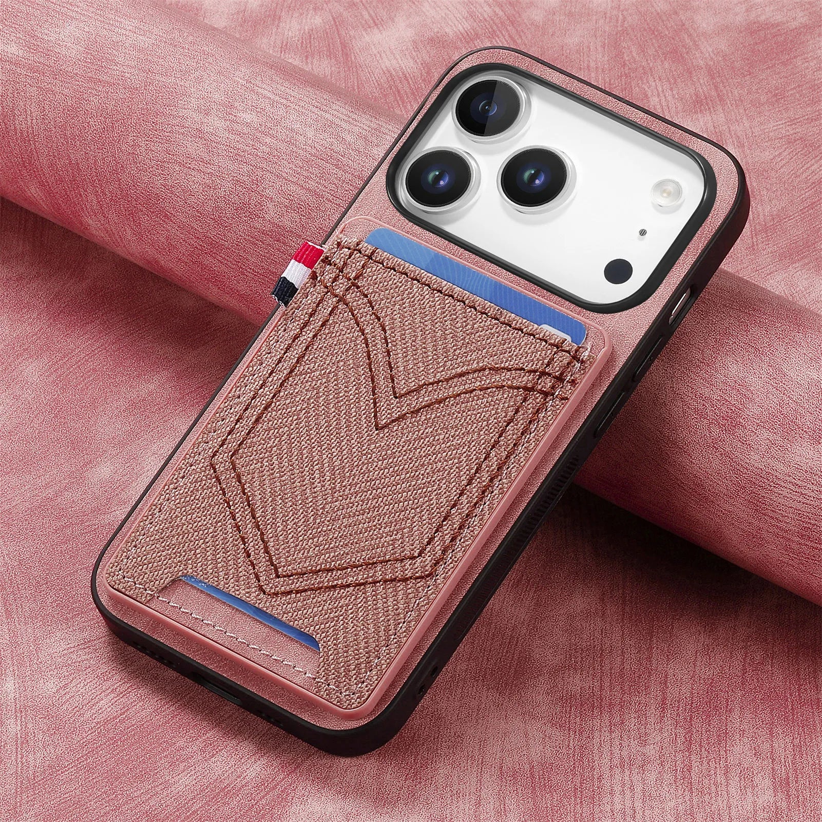 Vintage Cowboy Pattern Leather Wallet Case with Vertical Card Holder for iPhone 17 Series