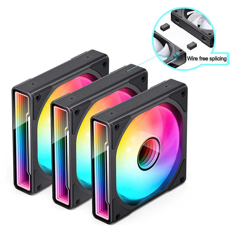 JONSBO ZK-120 3-in-1 White/Black RGB PC Case Fan