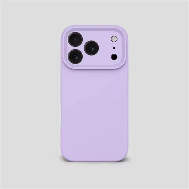 Liquid Silicone Camera Protection Case with Raised Lens Ring for iPhone 17 Series