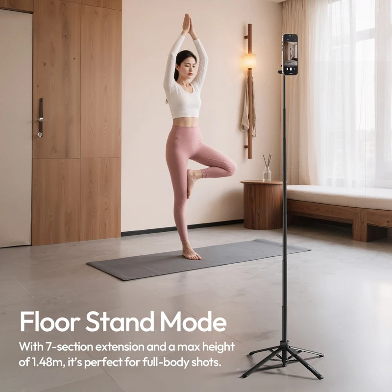 Ulanzi MT-85 Pop-Up Magnetic Selfie Stick Tripod Floor Stand