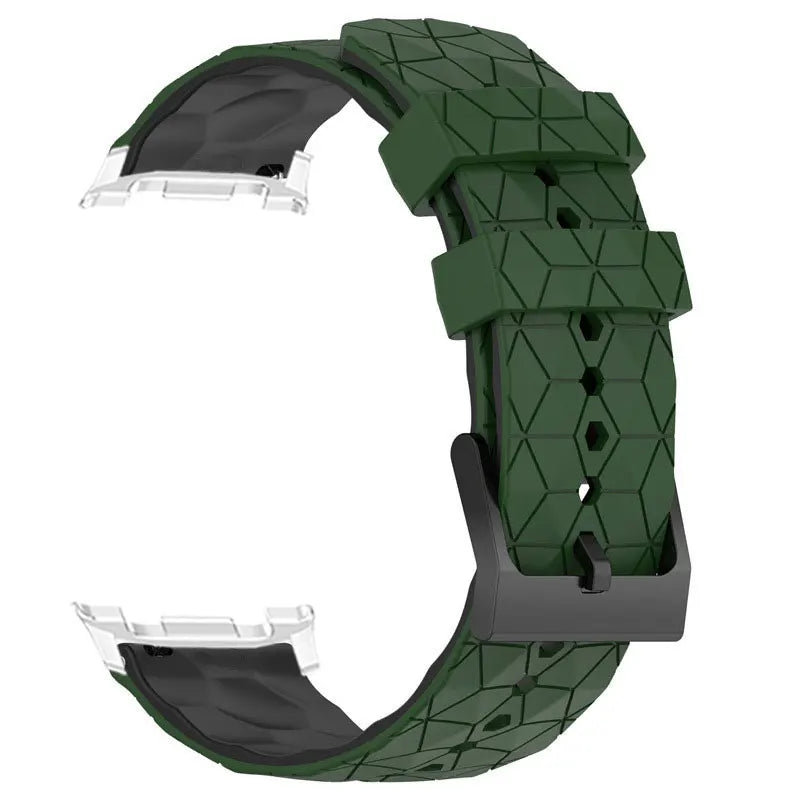 Soft Silicone Football Pattern Watchband for Samsung Galaxy Watch 8 / Galaxy Watch 8 Classic