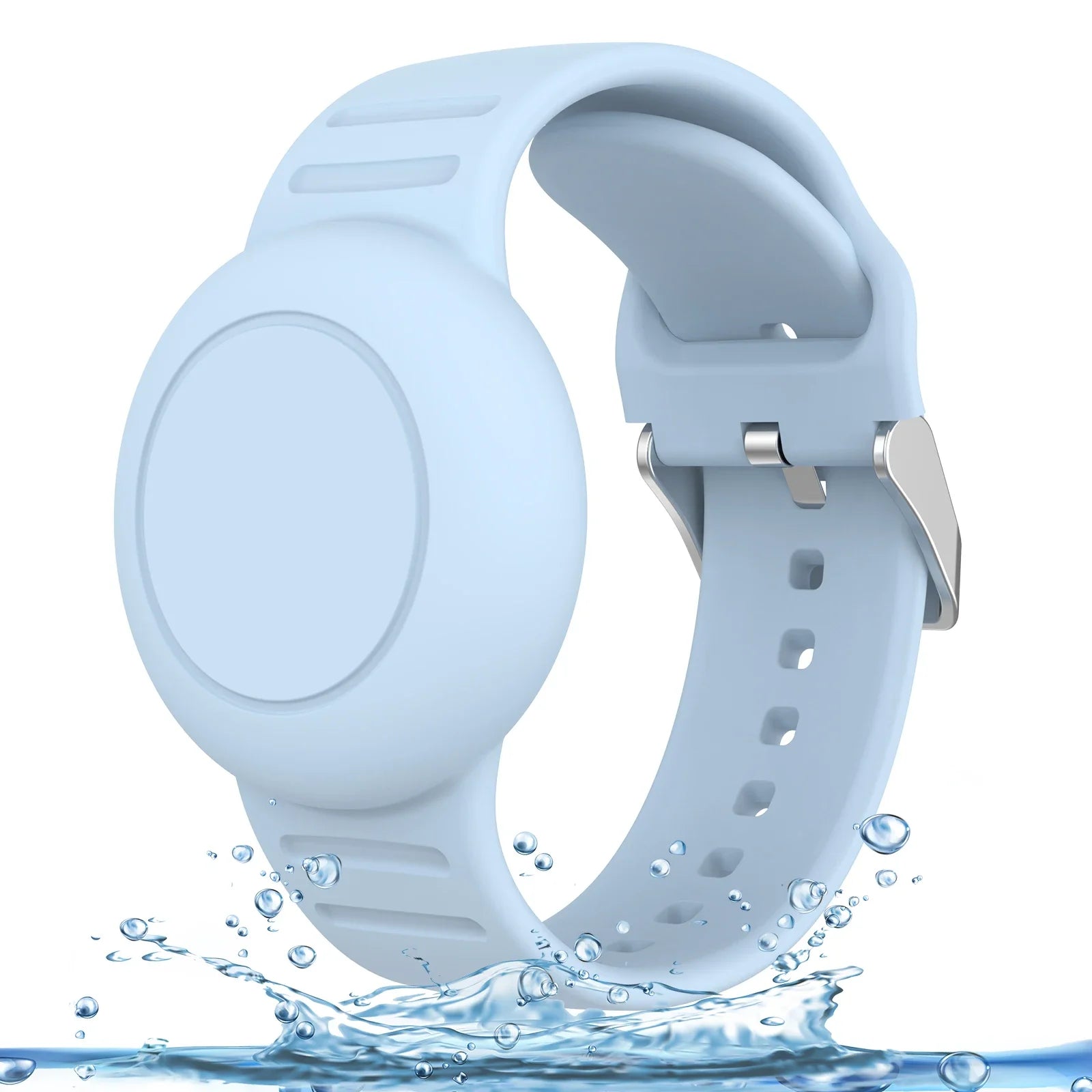 Waterproof Silicone Wristband Holder for Apple AirTag