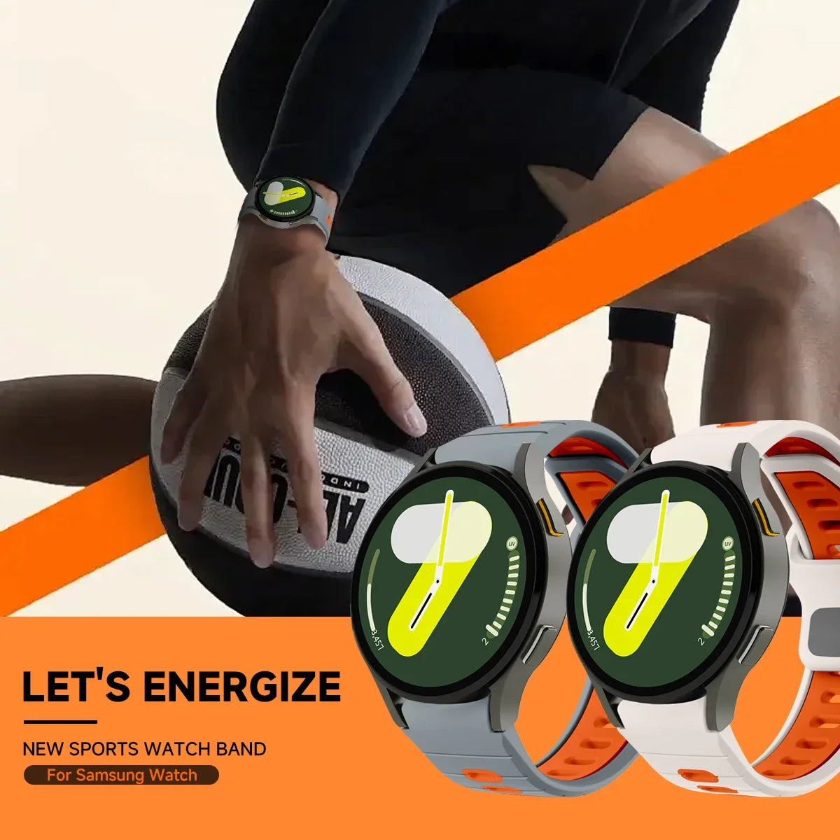 Silicone Sport Strap for Samsung Galaxy Watch 7