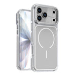 Luxury Two-Tone Border Clear MagSafe Case for iPhone 17 Series