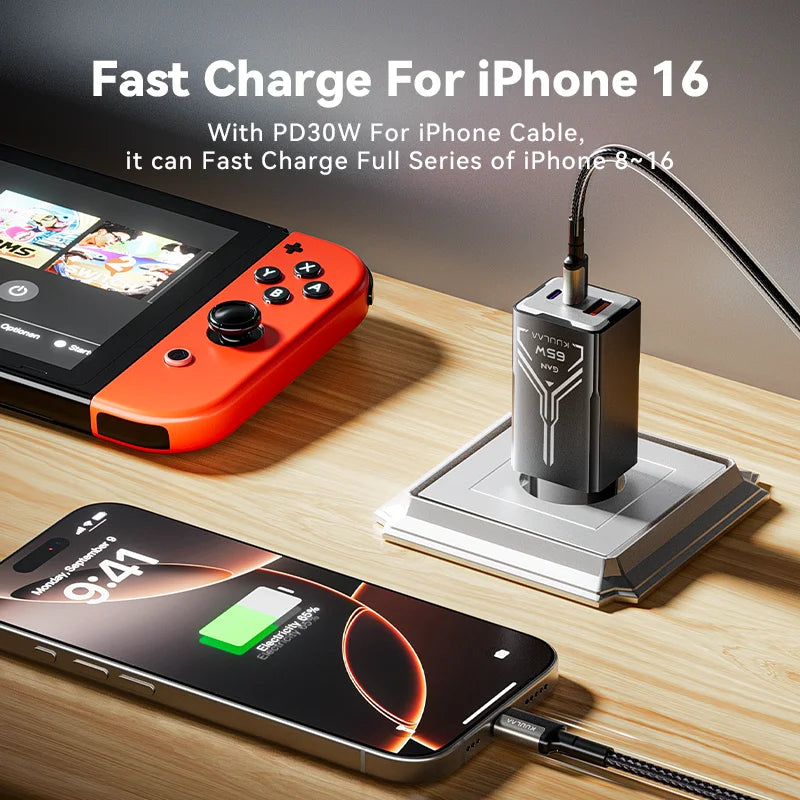 KUULAA 65W GaN Power Delivery Charger
