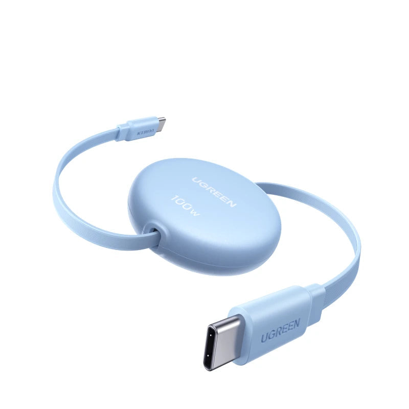 UGREEN 100W USB-C to USB-C PD Retractable Fast Charging Cable