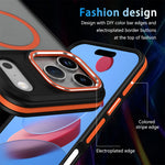 Colorful Border Shockproof MagSafe PC Case for iPhone 17 Series