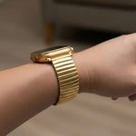 Elastic Stainless Steel Watch Band for Apple Watch