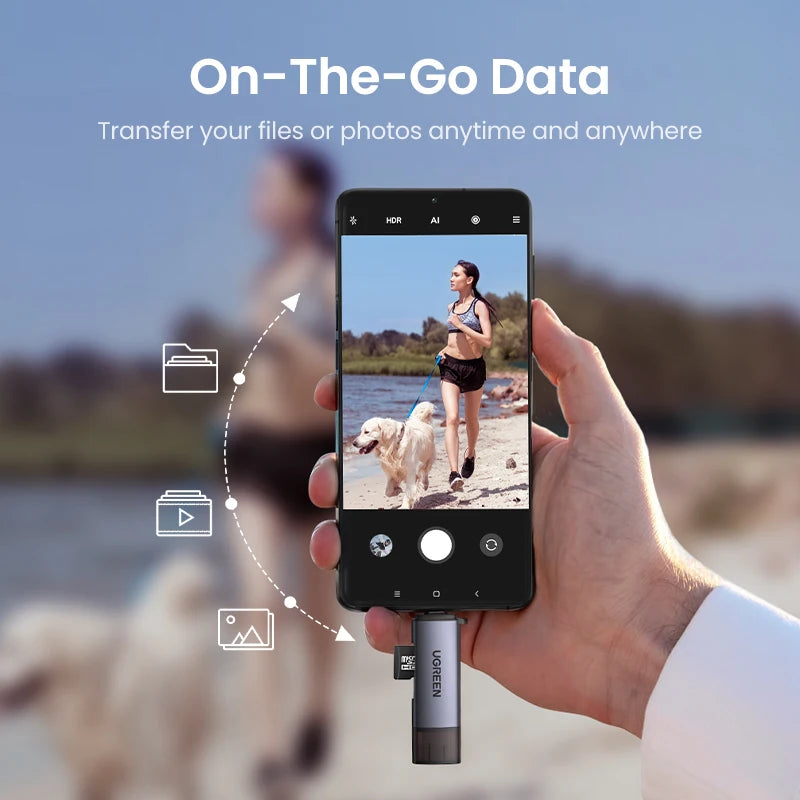 UGREEN USB 3.0 & USB-C SD Card Reader
