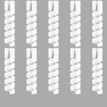 10-Pack Flexible Cable Protectors for Phone Chargers and Earbuds