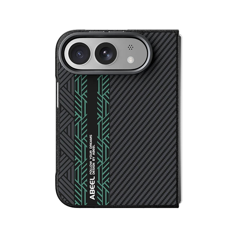 Textured MagSafe Case with Raised Camera Ring for iPhone Duo