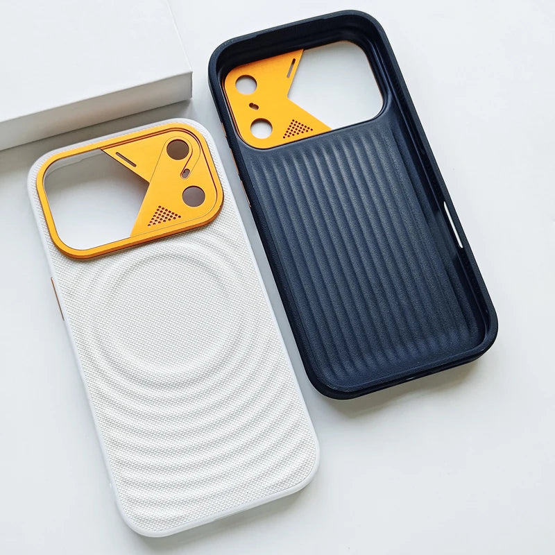 Elegant Wave Texture MagSafe Case for iPhone 17 Pro & Pro Max
