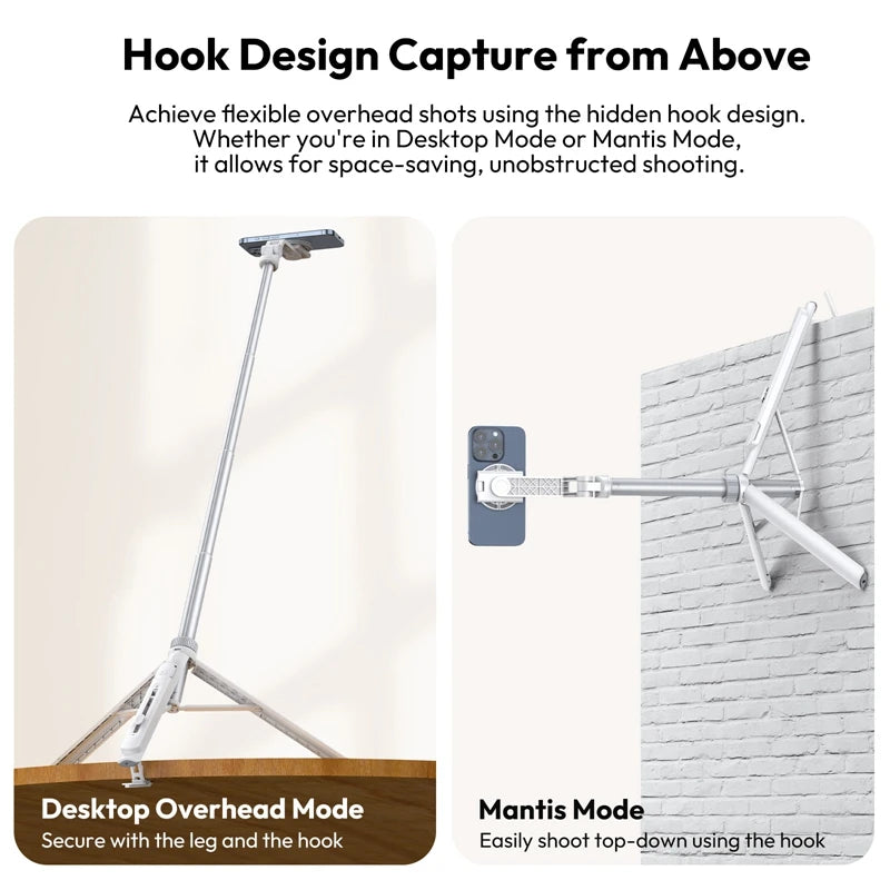 Ulanzi TT88 Wireless Overhead Selfie Stick Tripod