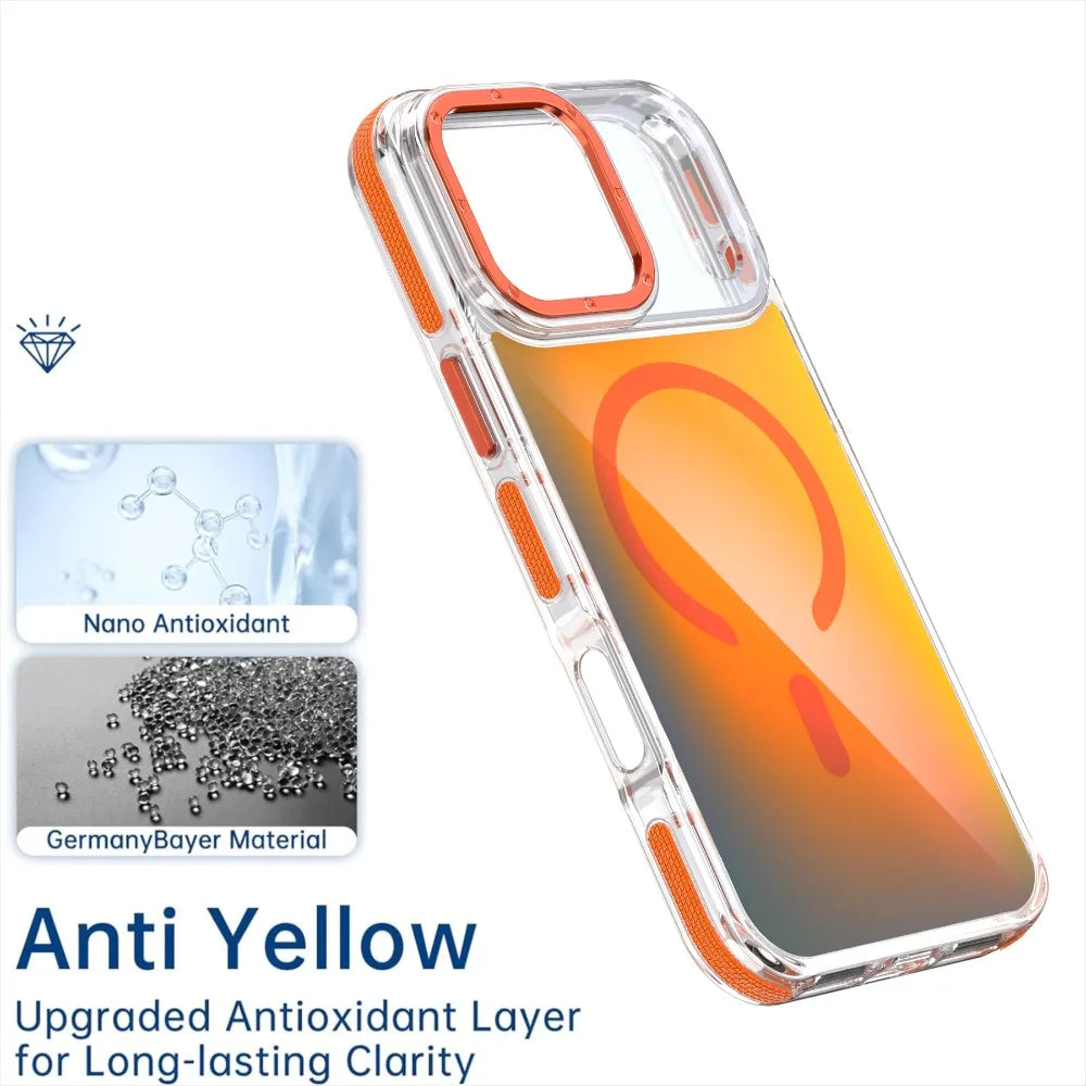 Luxury Protective MagSafe Case with Metal Lens Cover for iPhone 17 Series