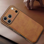 Classic Leather Texture Shockproof Case for iPhone 17 Series