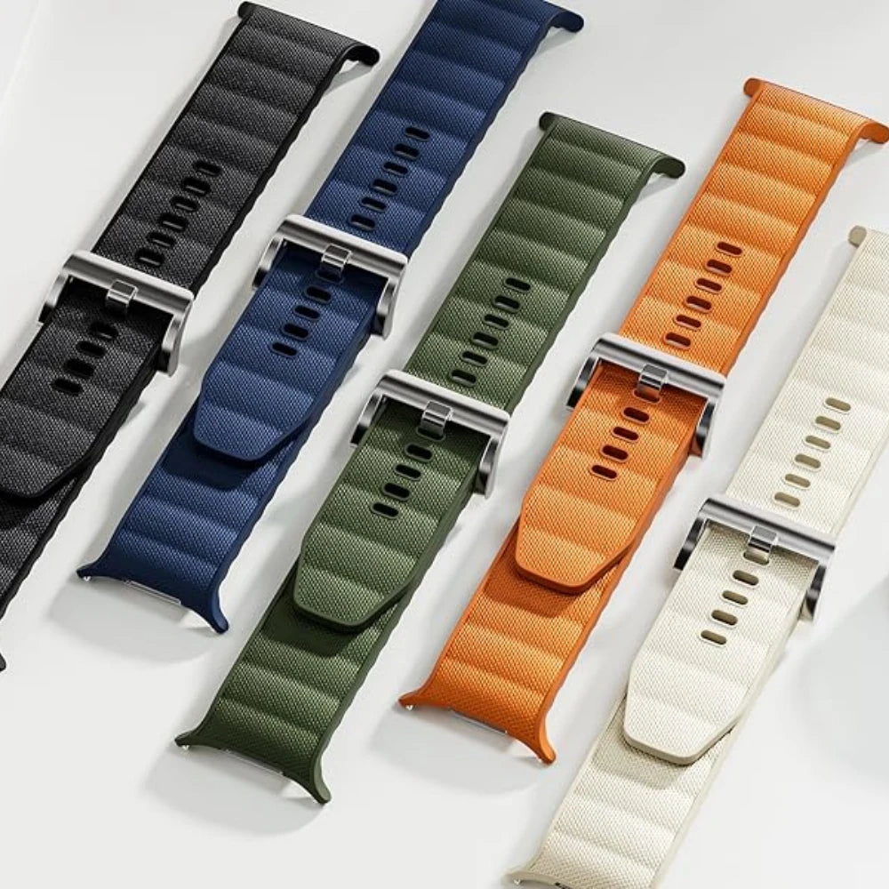 Functional Silicone and Nylon Band for Samsung Galaxy Watch Ultra aand Samsung Galaxy Watch Ultra (2025)