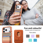 iPhone 17 Series MagSafe Gradual Color Case with Detachable Card Holder