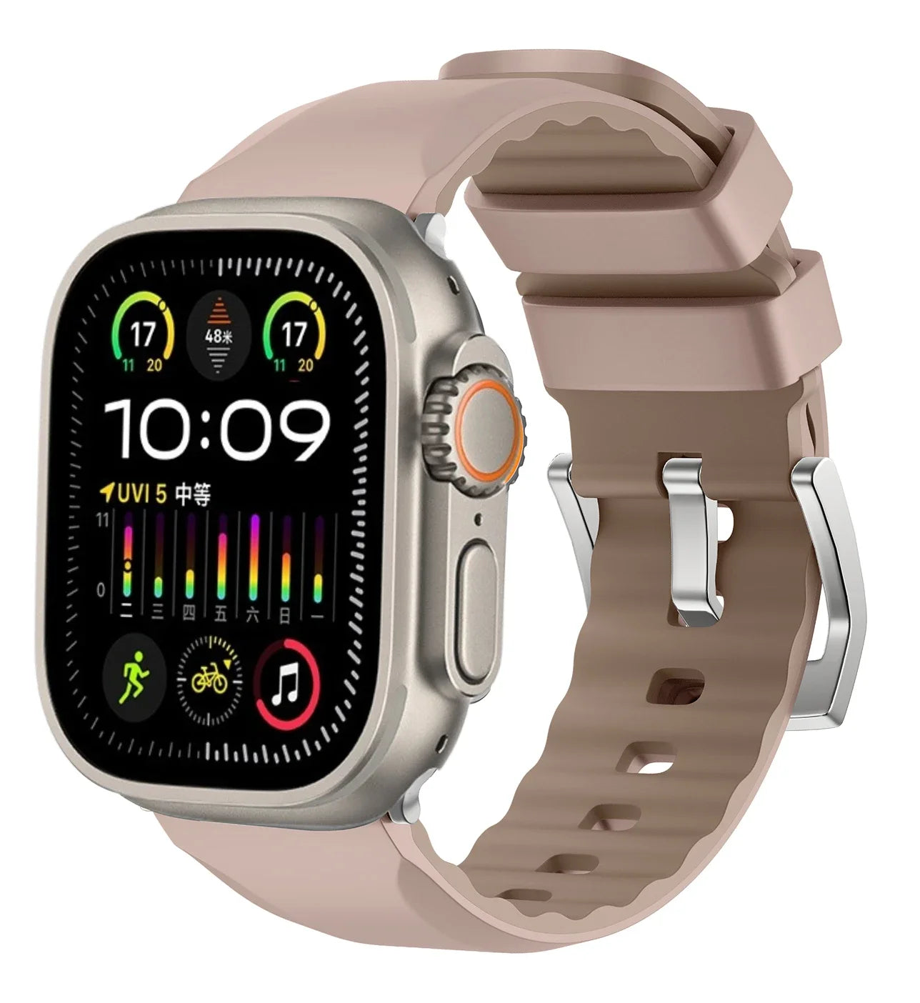 Dual Color Silicone Strap for Apple Watch