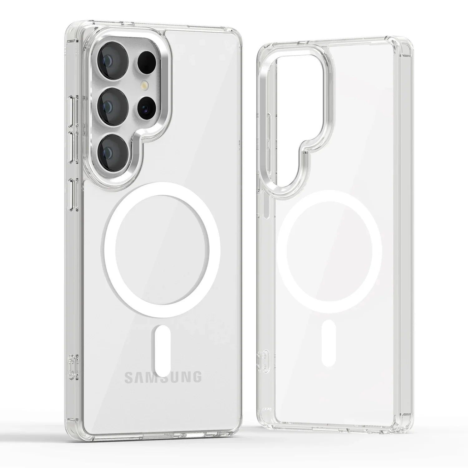 Premium Acrylic Transparent Magnetic Case for Samsung Galaxy S25 Series