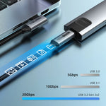 CABLETIME 100W PD 90-Degree USB-C Cable