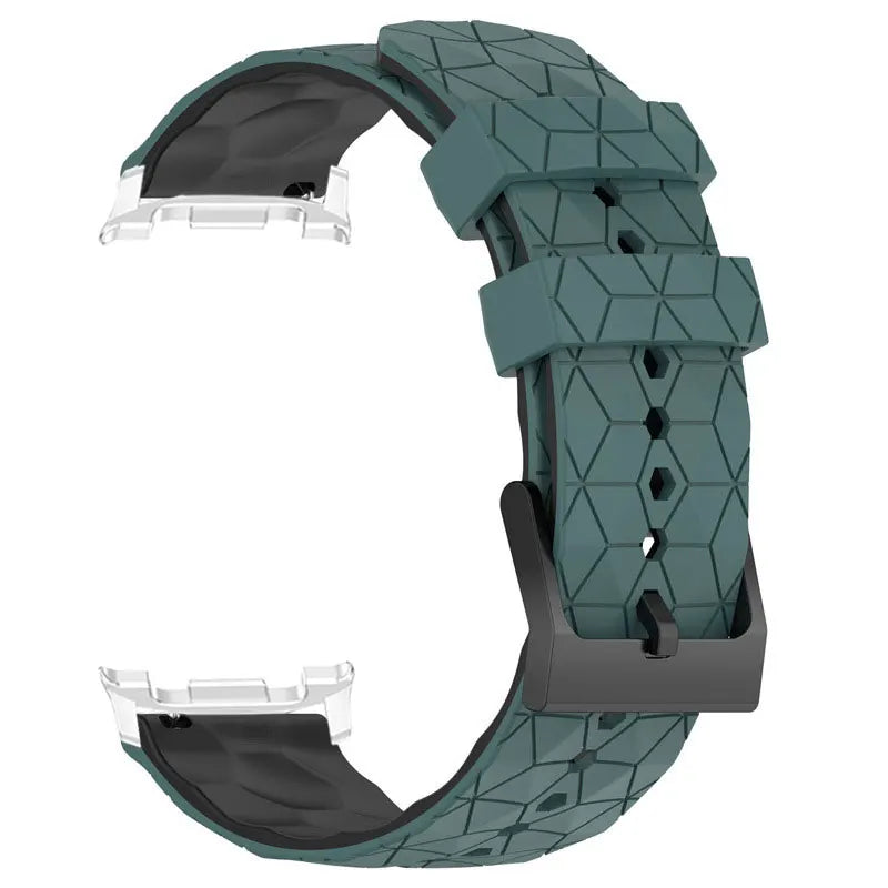Soft Silicone Football Pattern Watchband for Samsung Galaxy Watch 8 / Galaxy Watch 8 Classic