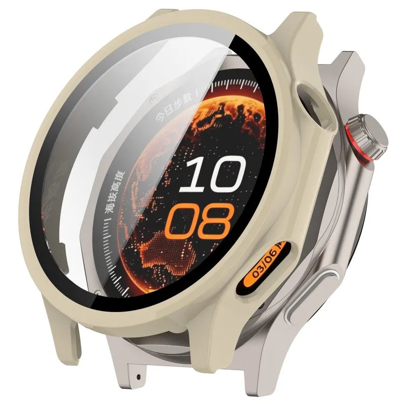 OnePlus Watch 4 Protective Case with Integrated Tempered Glass Shield