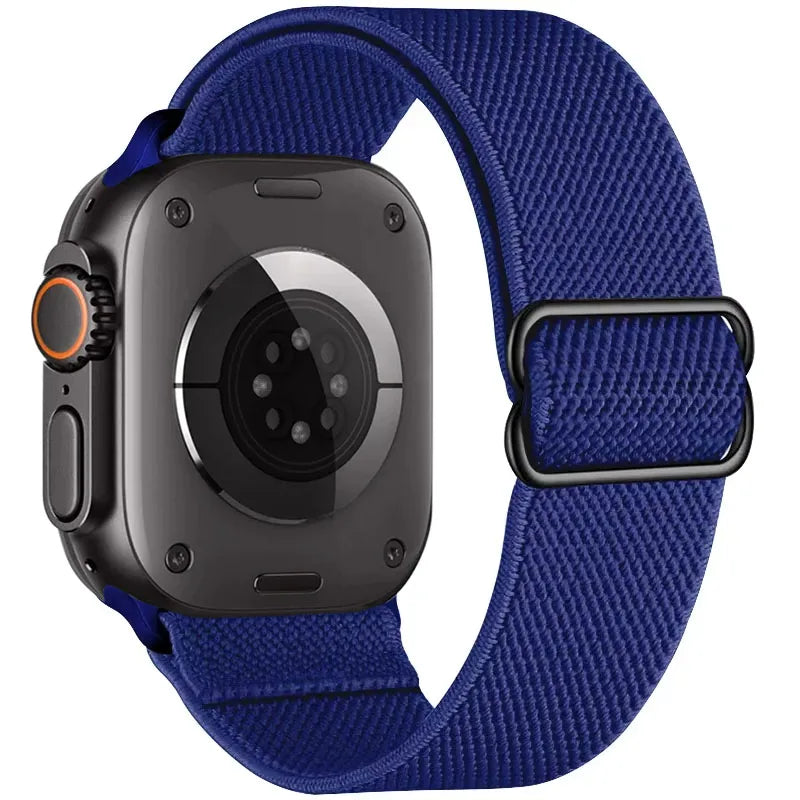 Soft Elastic Nylon Loop Strap for Apple Watch