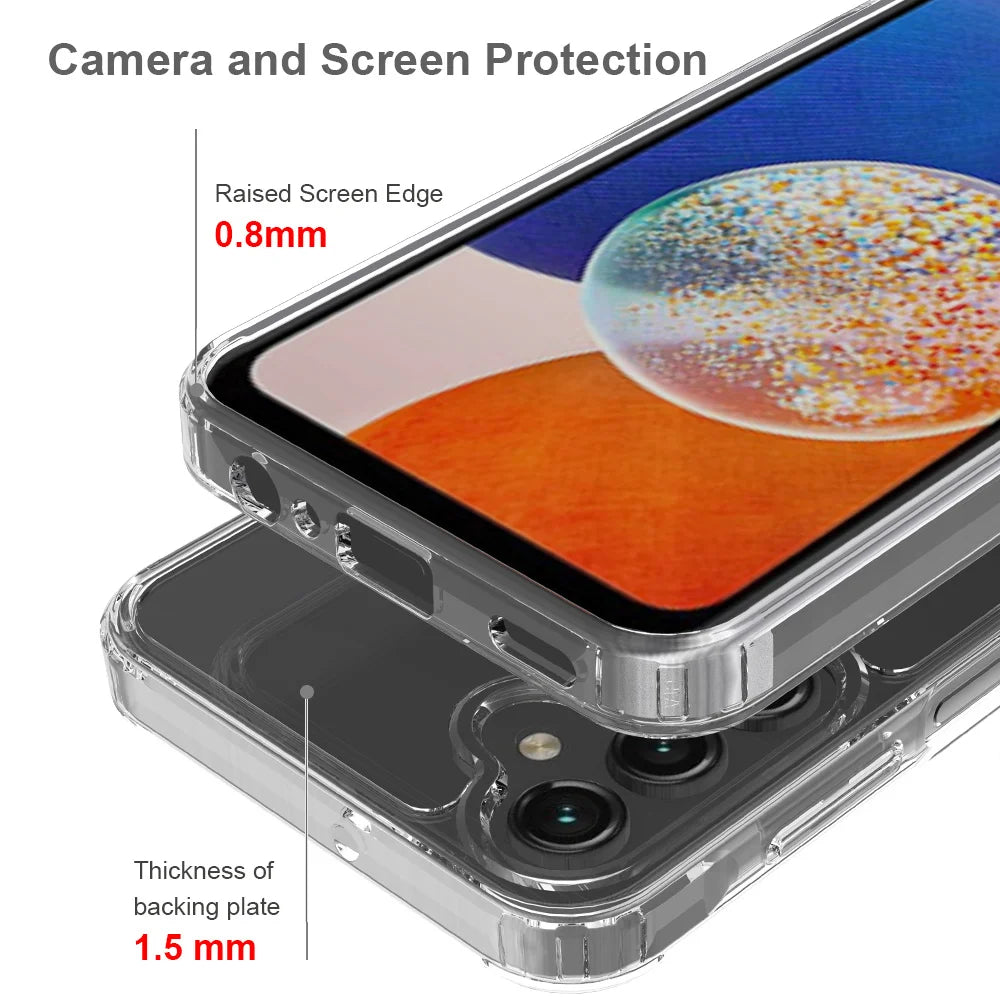 Clear Acrylic Protective Case for Samsung Galaxy A27