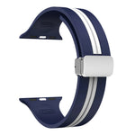 Textured Dual-Layer Band with Pin-and-Hole Adjustment for Apple Watch