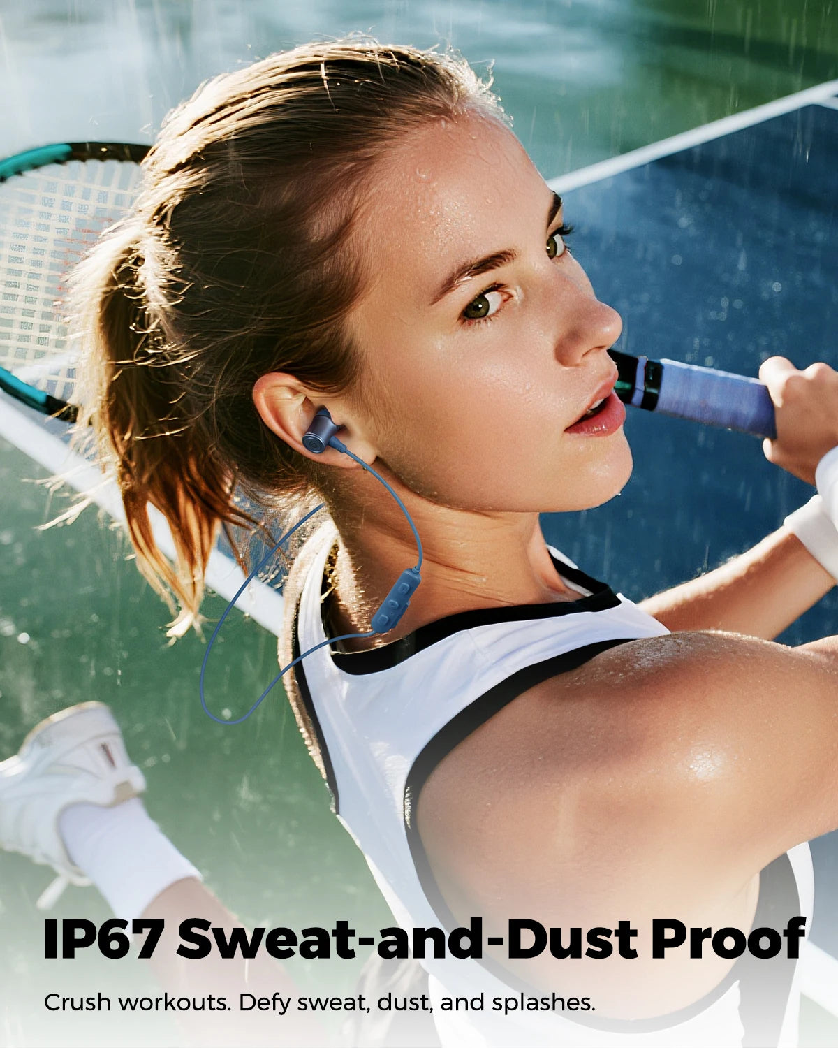 SoundPEATS Q40 HD AI Call Noise Cancelling Neckband