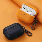 Premium Leather Full-Cover AirPods Pro 2 Case with Stylish Buckle