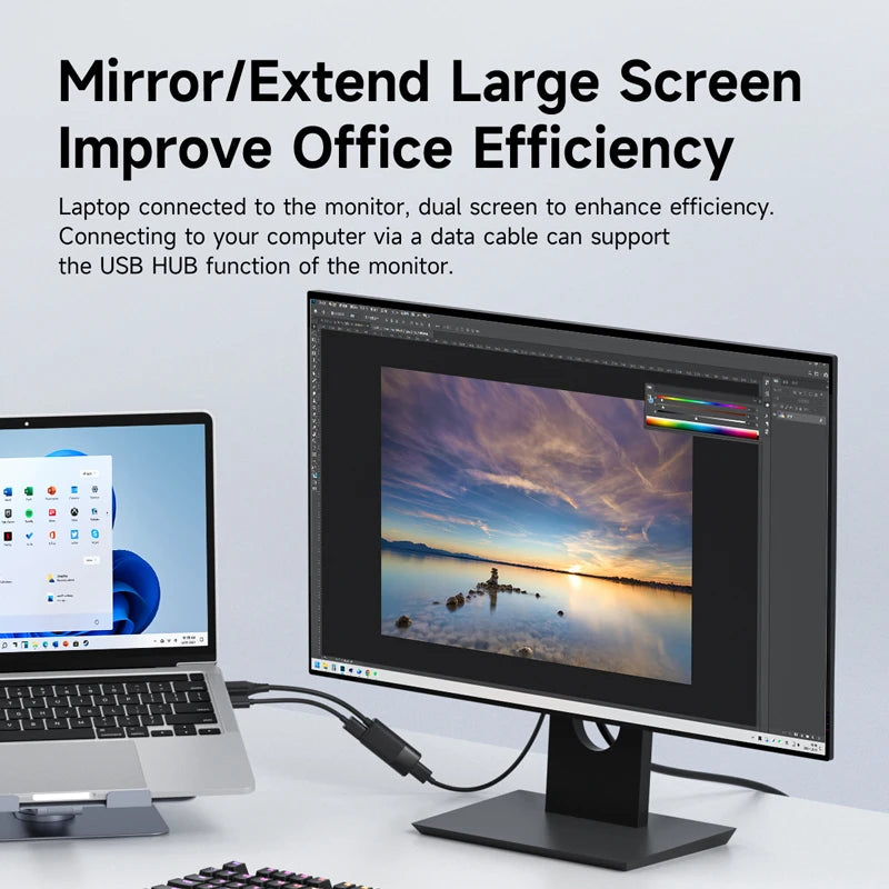 Hagibis HDMI to USB-C Converter