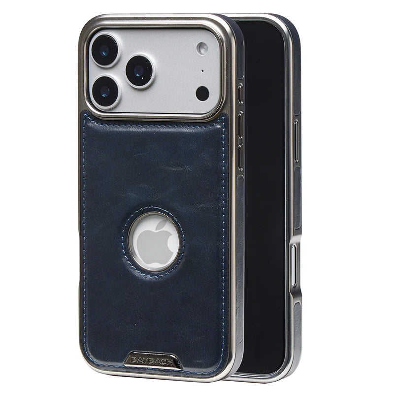 Business-Style Leather MagSafe Case for iPhone 17 Series