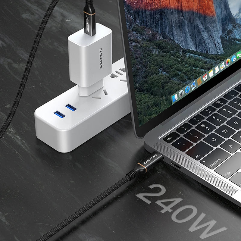 CABLETIME USB4 40Gbps Thunderbolt-Compatible Cable