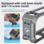 Aluminum Alloy Frame Case with Cold Shoe Mount for Insta360 X5