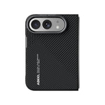 Carbon Fiber Textured Camera Protection Case for iPhone Duo