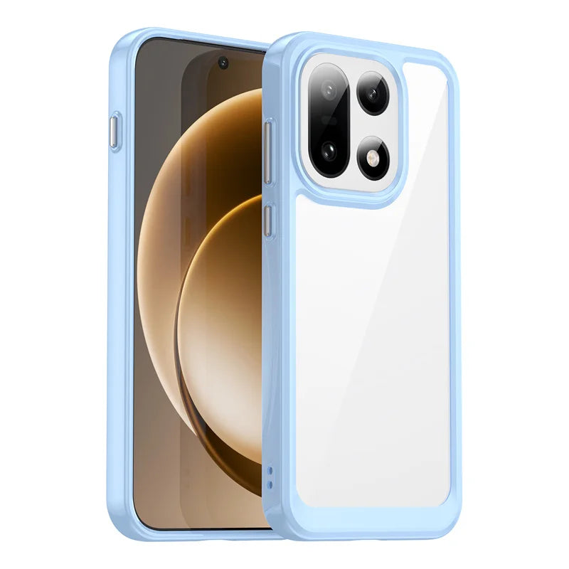 OnePlus 15 TPU Case with Transparent Colorful Clear Back