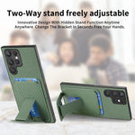 Foldable Kickstand Wallet Case with Card Slot for Samsung Galaxy S24 Series
