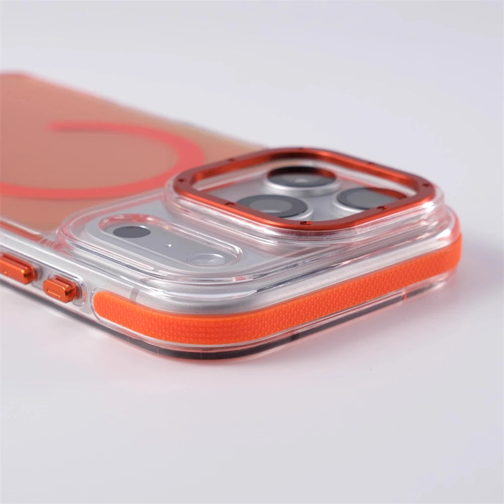 Shockproof MagSafe Case With Wireless Charging Alignment for iPhone 18 Series