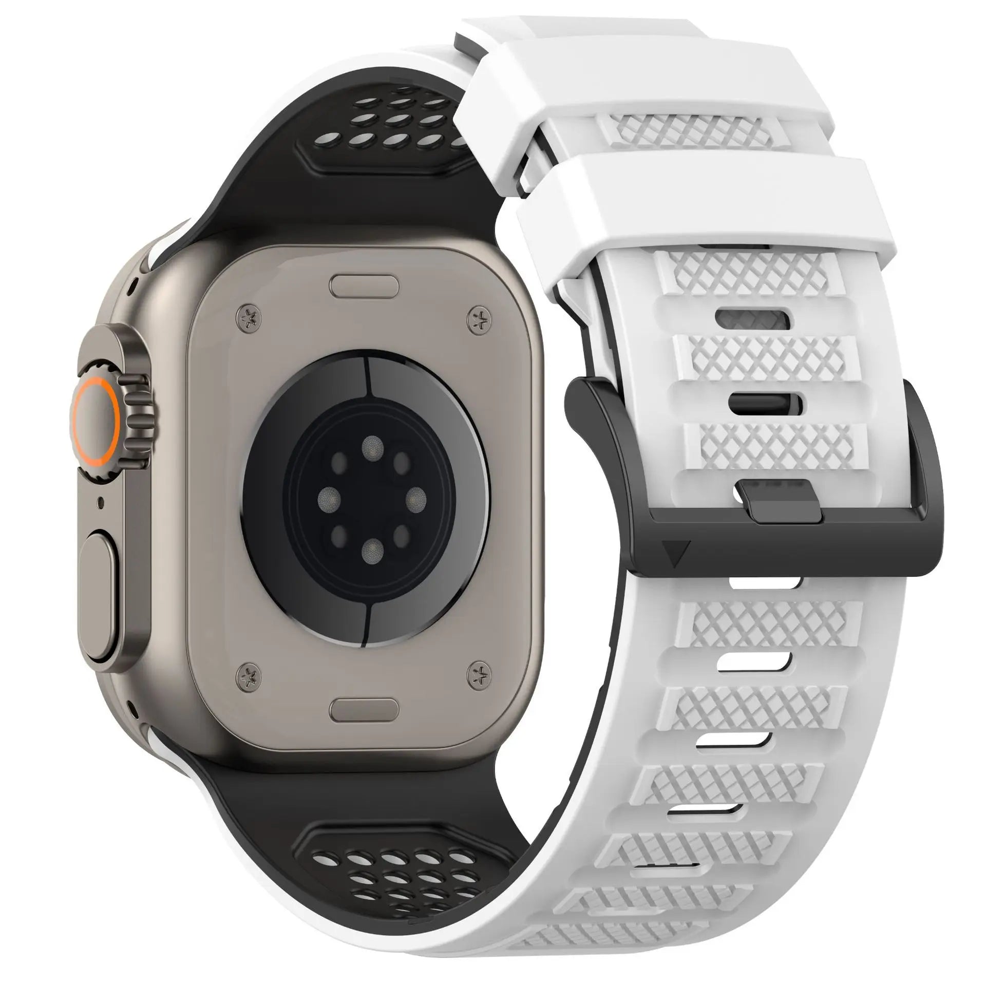 Durable Dual-Color Silicone Sport Band for Apple Watch