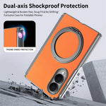 Premium Magnetic Leather Case with Central Hinge Protection for Samsung Galaxy Z Fold 8