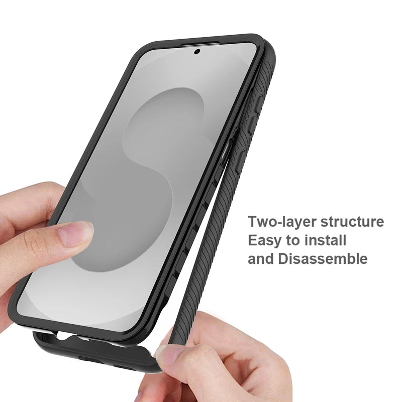 Crystal Clear TPU Bumper Case with Raised Edge Protection for Samsung Galaxy S26 FE