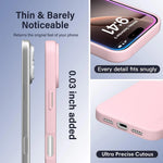 Pastel Matte Soft Silicone Phone Case for iPhone 17 Series