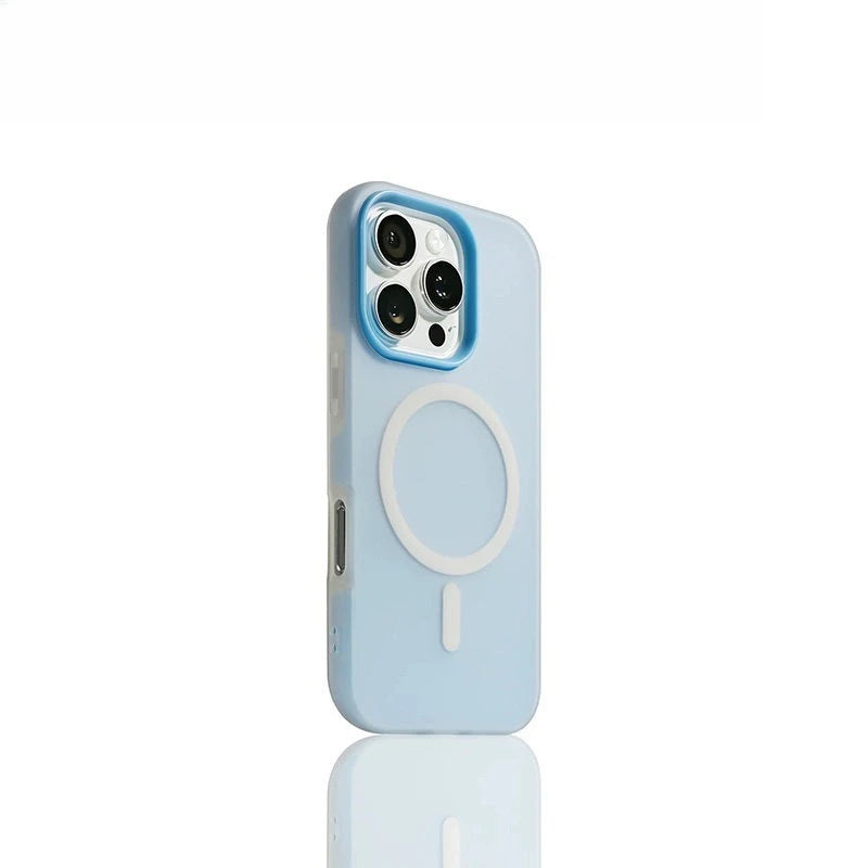 Translucent MagSafe Alignment Case with Raised Camera Ring for iPhone 12 Series
