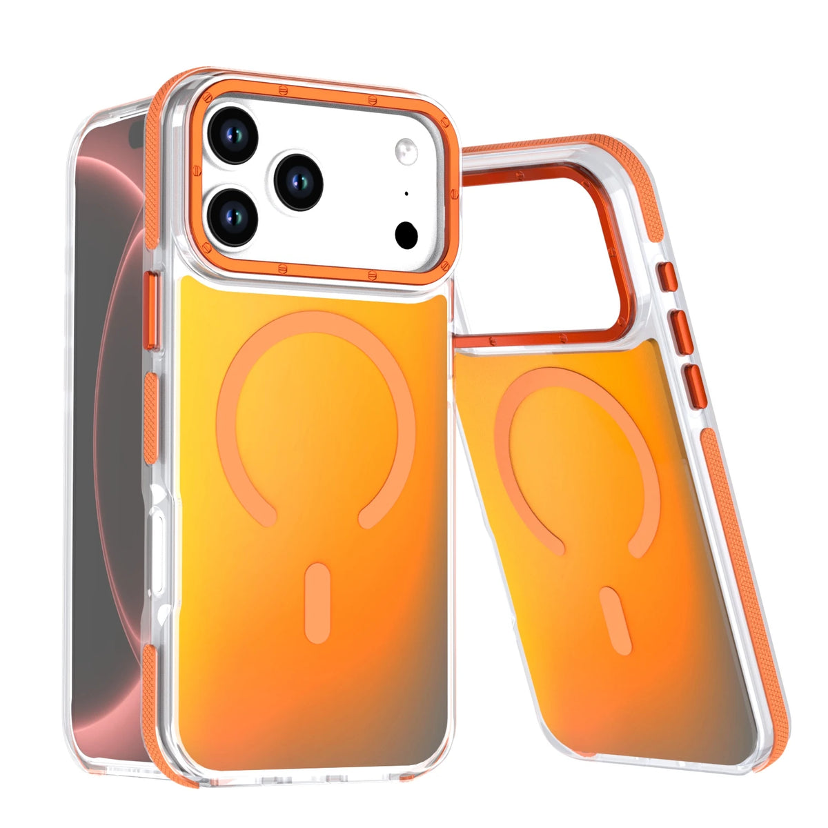 Translucent Laser Gradient Shockproof MagSafe Case for iPhone 18 Series
