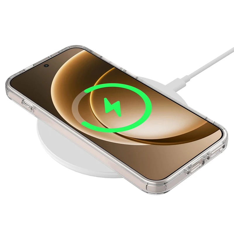 OnePlus 15 Shockproof Magnetic Transparent Case