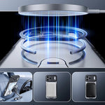 MagSafe Compatible Matte Case with Built-in Invisible Ring Stand for iPhone 17 Series