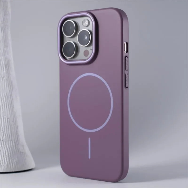 Protective Matte Hard PC Ultra-Thin MagSafe Case for iPhone 15 Series