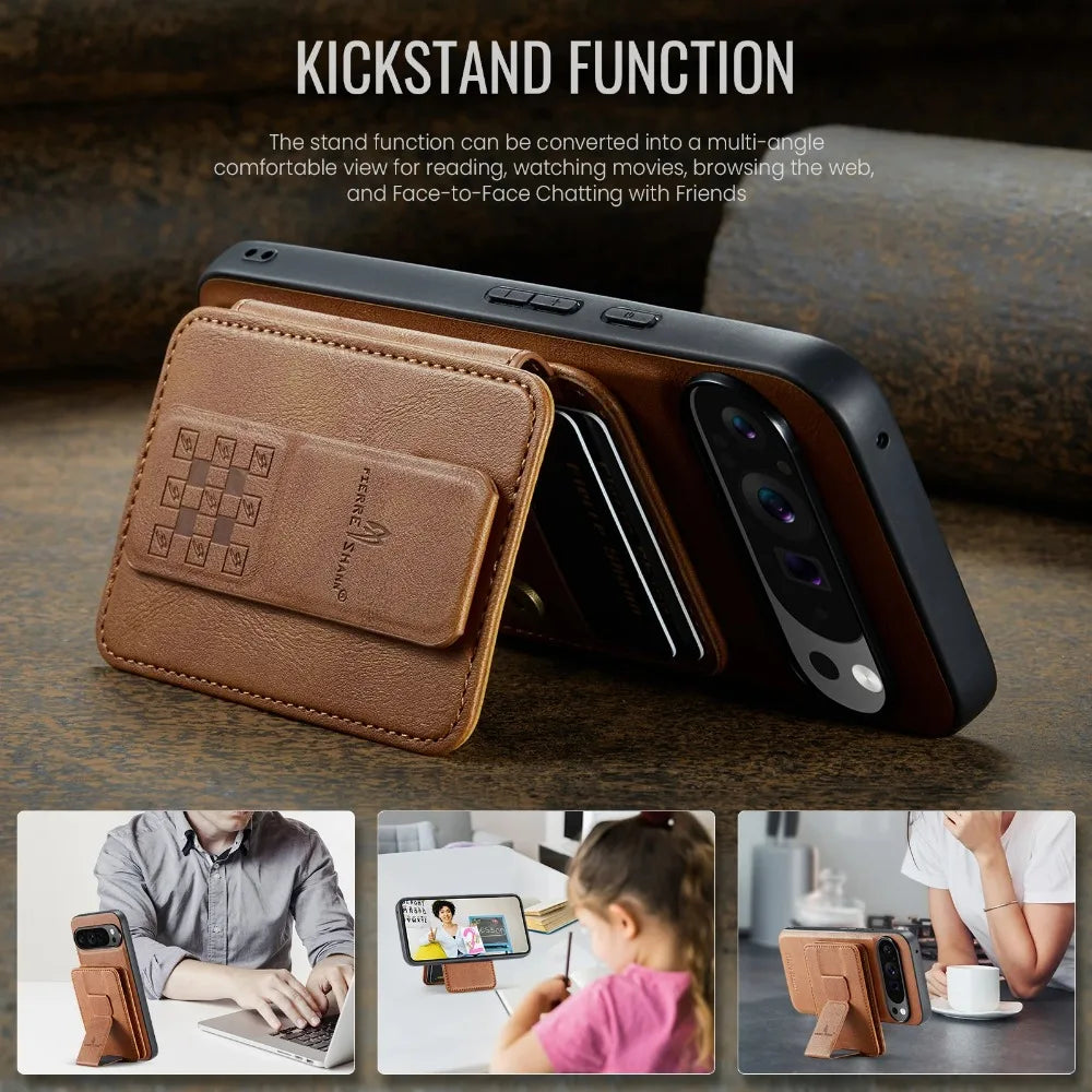 2-in-1 Detachable RFID Blocking Wallet Case with Card Slot for Google Pixel 9 Series